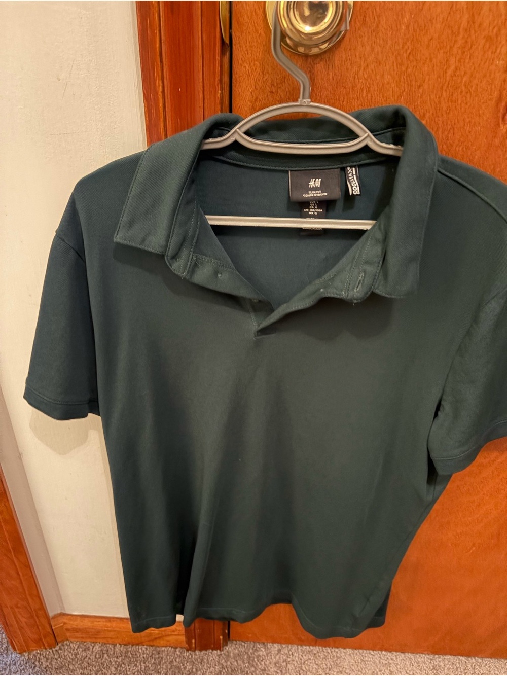 H&M Men’s Forest Green Polo Shirt